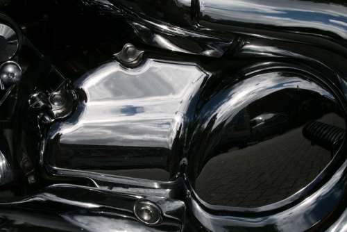 Motorbike Engine Chrome