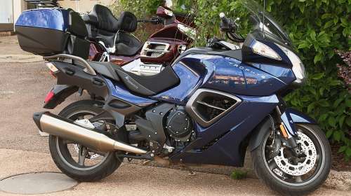 Motorcycles Saulieu Morvan Blue Black Triumph