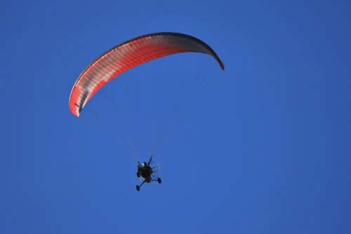 Motorized Parafoil Parachute Canopy Motor Trike