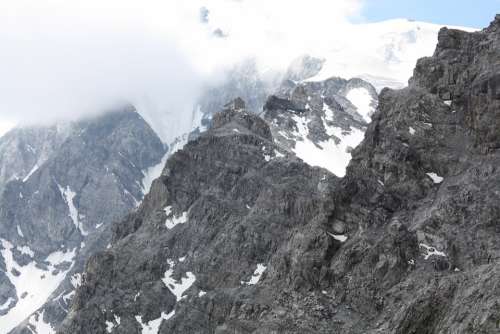 Mountain Hut Fog Julius Payer Hut Payer Hut Ortler