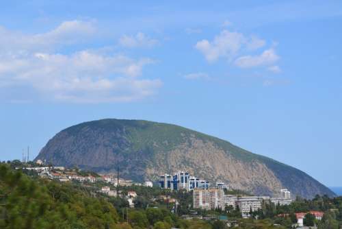 Mountain Landscape Sky Cloud Outdoor Yalta