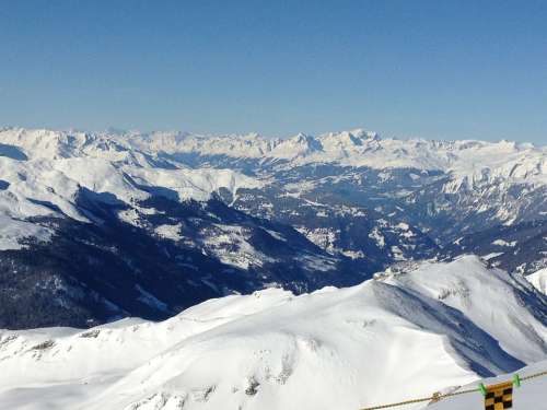 Mountains Sun Switzerland Graubünden
