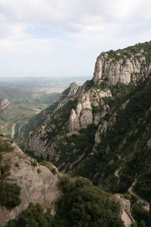 Mountains Spain Montserrat