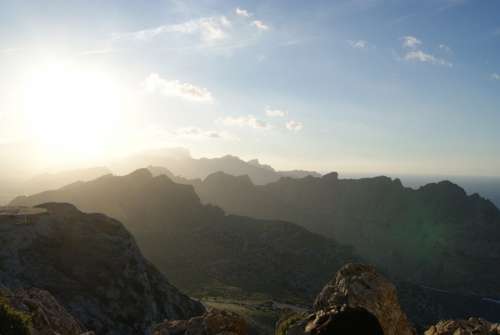 Mountains Landscape Mallorca With Pm-221