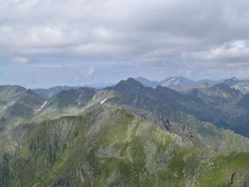 Mountains Landscape Alpine Panorama Austria Hiking