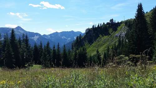 Mountains Mountain Landscape Nature Landscape Idyll