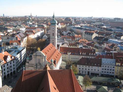 Munich Church Towers Bavaria Church Steeples