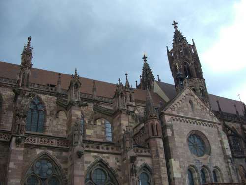 Münster Gothic Romanesque Building Architecture