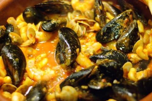 Mussels Seafood Shellfish Food Cuisine Shell Fish