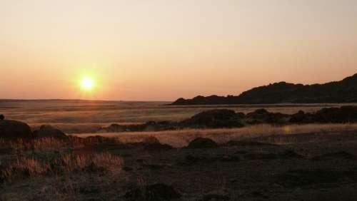 Namibia Sahara Desert Sunset