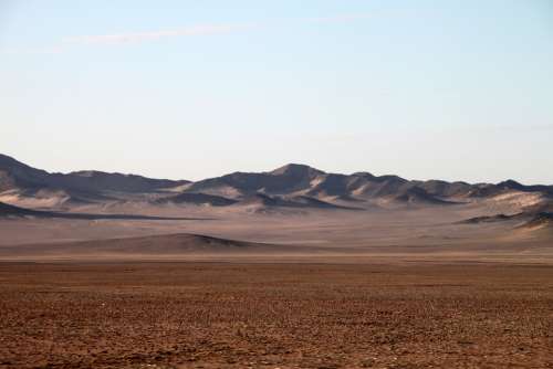 Namibia Africa Desert Sky Loneliness Dry Hot