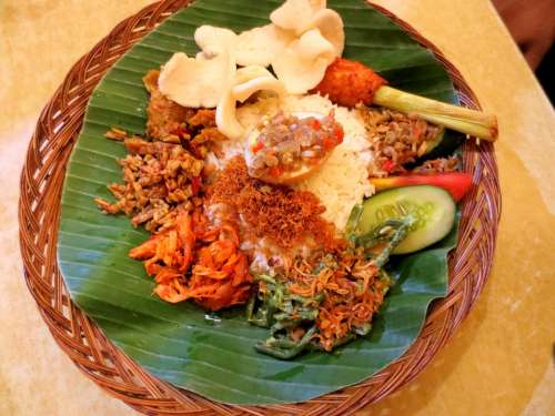 Nasi Padang Food Dish Indonesian Cuisine