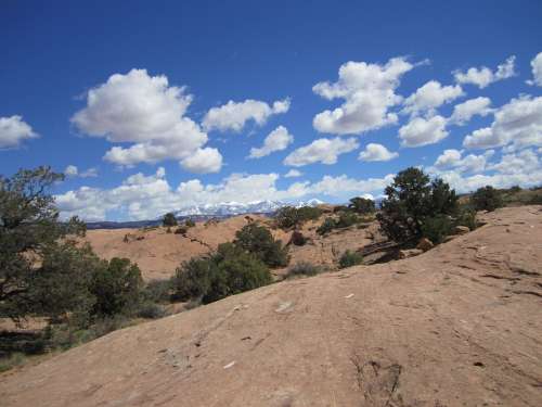 Nature Desert Clouds