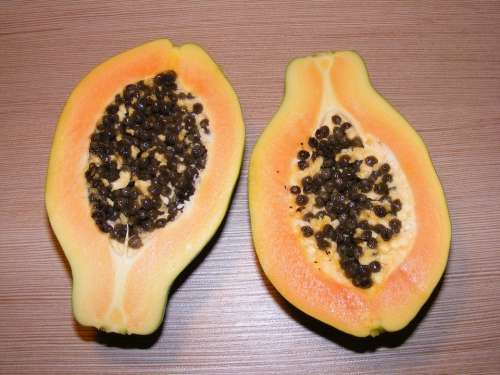 Nature Fruits Vegetables Exotic Fruit Papaya