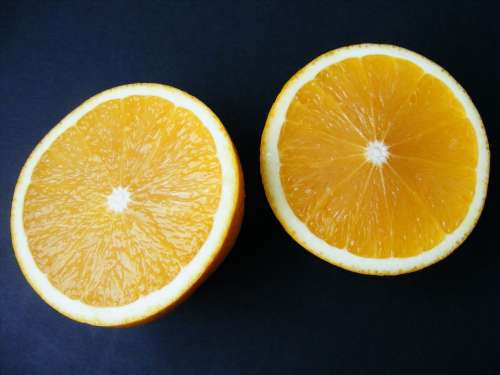 Nature Fruits Vegetables Orange Ornage Cut