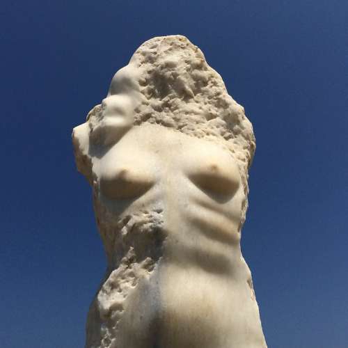 Naxos Greek Sculpture Aphrodite Island Greece