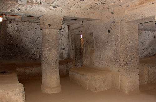 Necropolis Grave Italy Etruscan