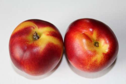 Nectarines Fruit Red