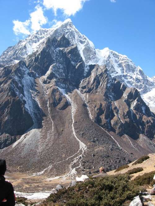 Nepal Mountains Landscape Snow Everest Trek