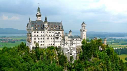 Neuschwanstein Castle Summer Holiday Holidays Trip