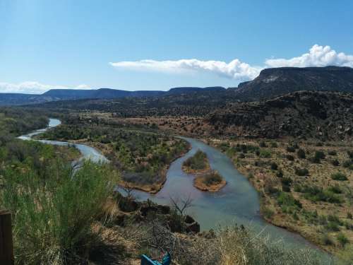 New Mexico River Chama River Converge Diverge