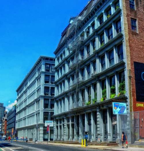 New York City Cast Iron Apartments Architecture