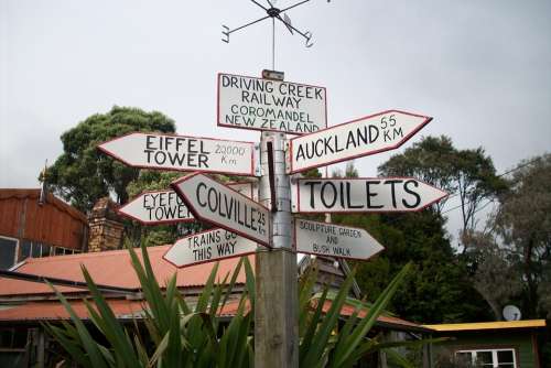 New Zealand Address Guide Post