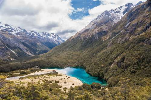 New Zealand Nelson Lakes National Park Blue Lake