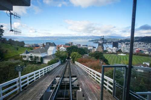 New Zealand Wellington Cable Car City