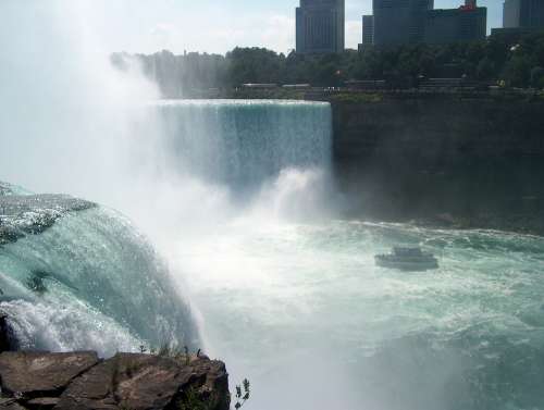 Niagara Falls Waterfalls Canada Mist Landscape