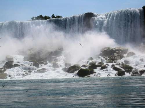 Niagara Falls American Falls Usa Waterfall Water