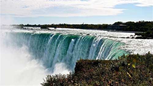 Niagarafalls Landscape River Water Nature