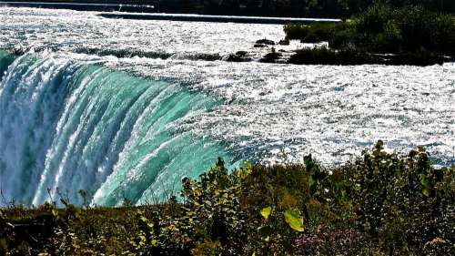 Niagarafalls Landscape River Water Nature