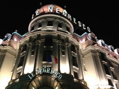 Nice France Côte D ' Azur Hotel Negresco Hotel