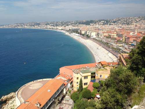 Nice France City View Sea Côte D ' Azur