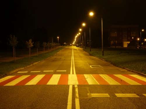 Night Street Way Seat Belts Transition Light
