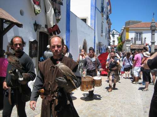Óbidos Medieval Fair Popular Street