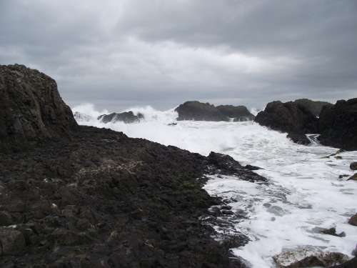 Ocean Water Rocks Sea Rock The Cliffs Landscape