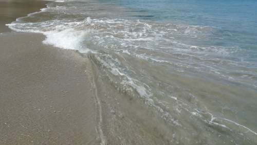 Ocean Wave Waves Beach Water Flowing Sea Outside