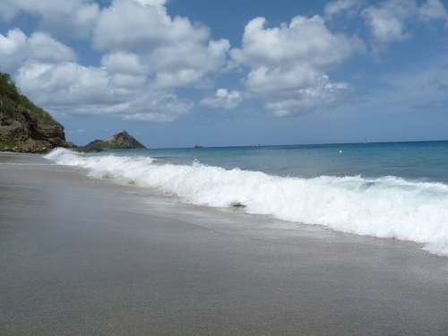 Ocean Wave Waves Beach Water Flowing Sea Outside