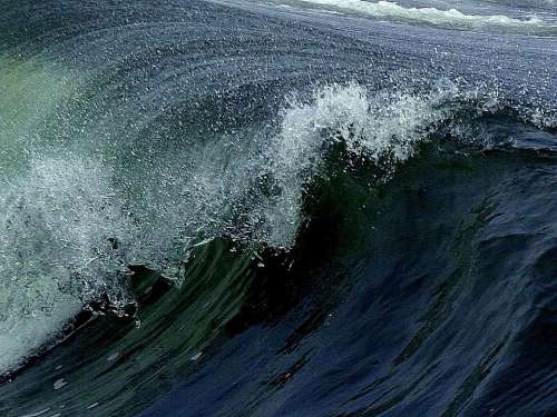 Ocean Waves Landscapes Nature