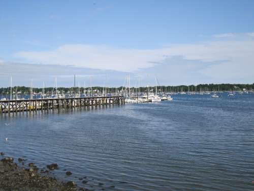 Ocean Sea Sailing Ships Boats Nautical Blue