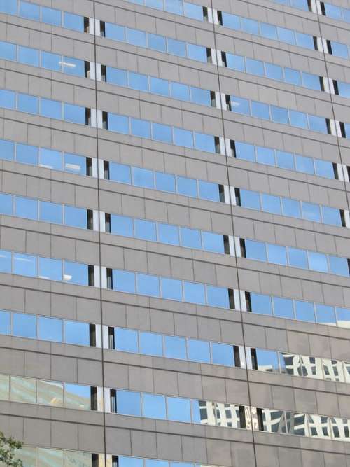 Office Building Glass Facade Architecture Dallas