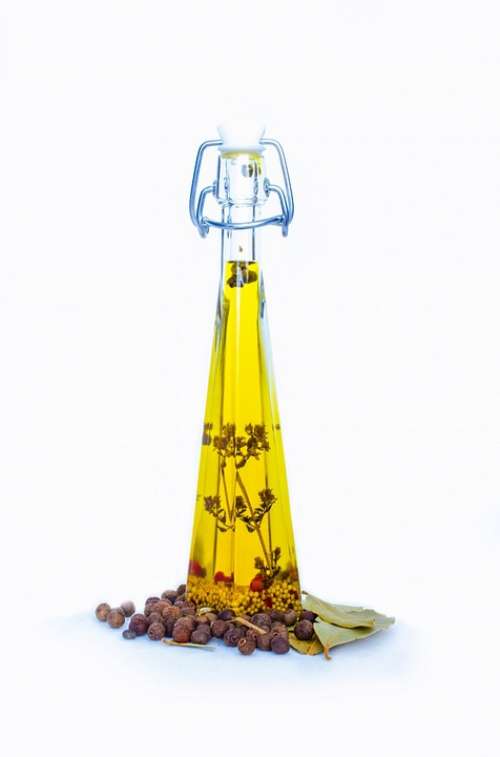 Oil Isolated Oily White Liquid Fat Diet Olive