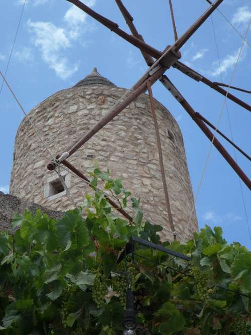 Old Old Mill Windmill Landmark Mallorca