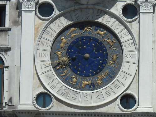Old Clock Time Venice