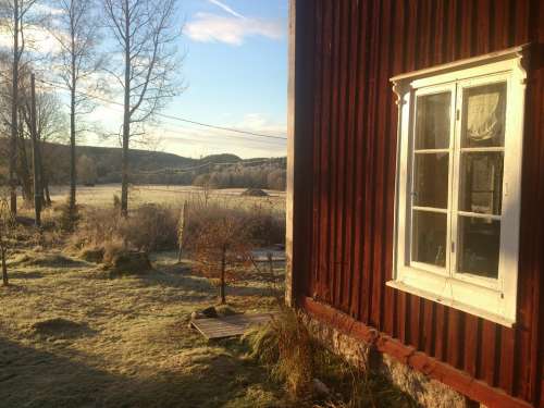 Old House Window Sweden