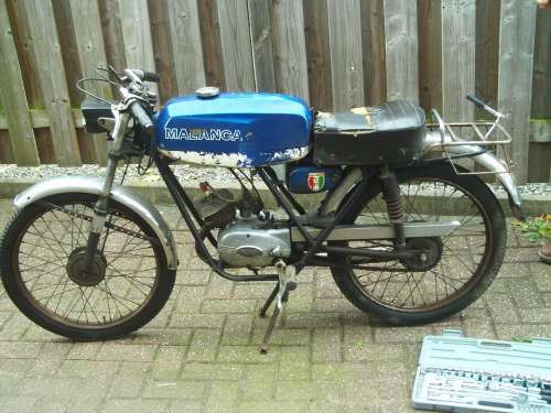 Old Moped Italy Malanca Oldtimer