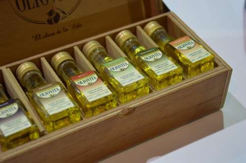 Olive Oil Oil Box Display Bottles Cooking Food