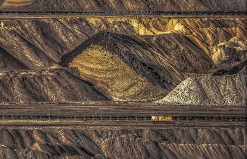 Open Pit Mining Raw Materials Hard Coal Inden